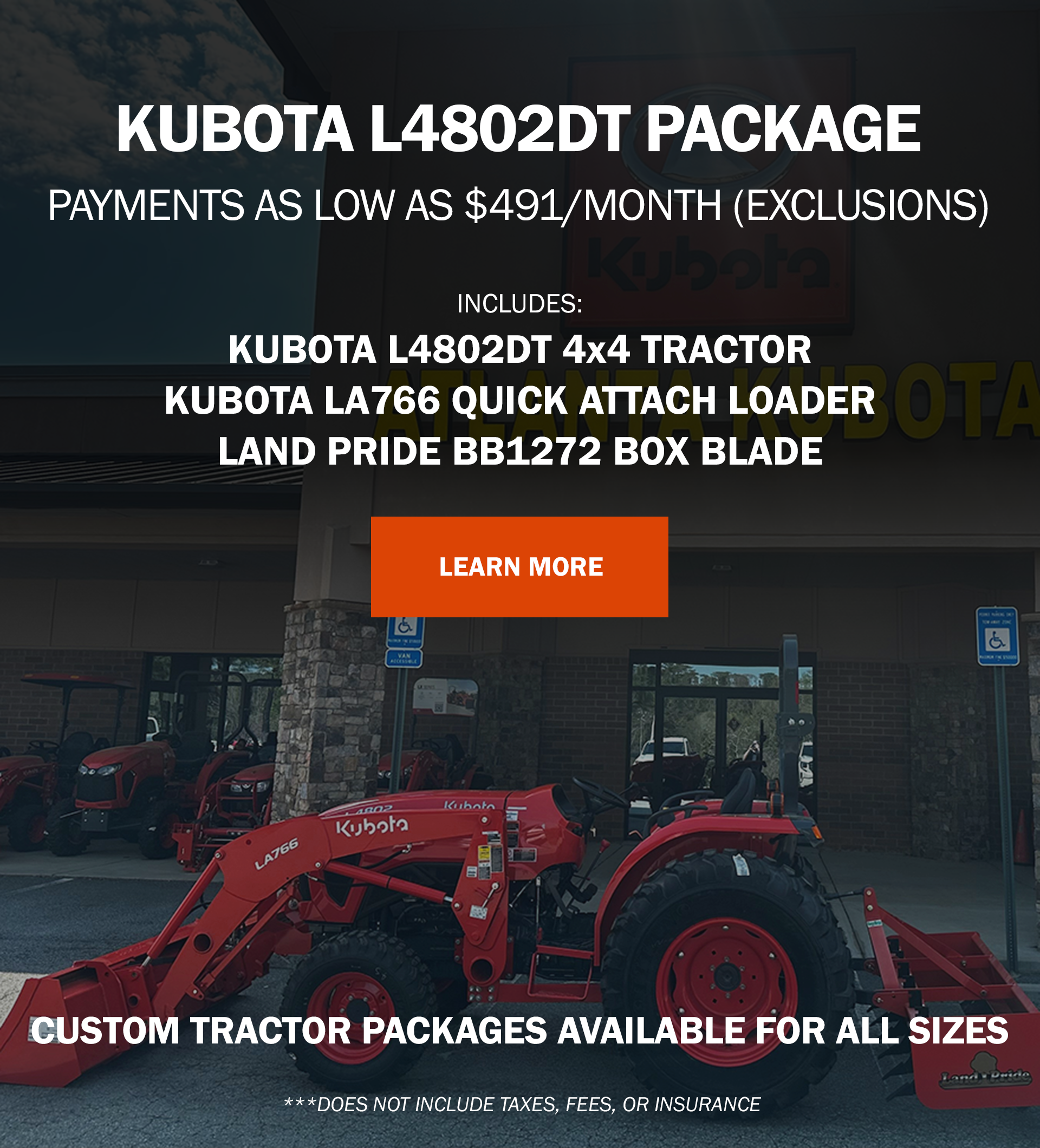 Kubota Tractor Promo