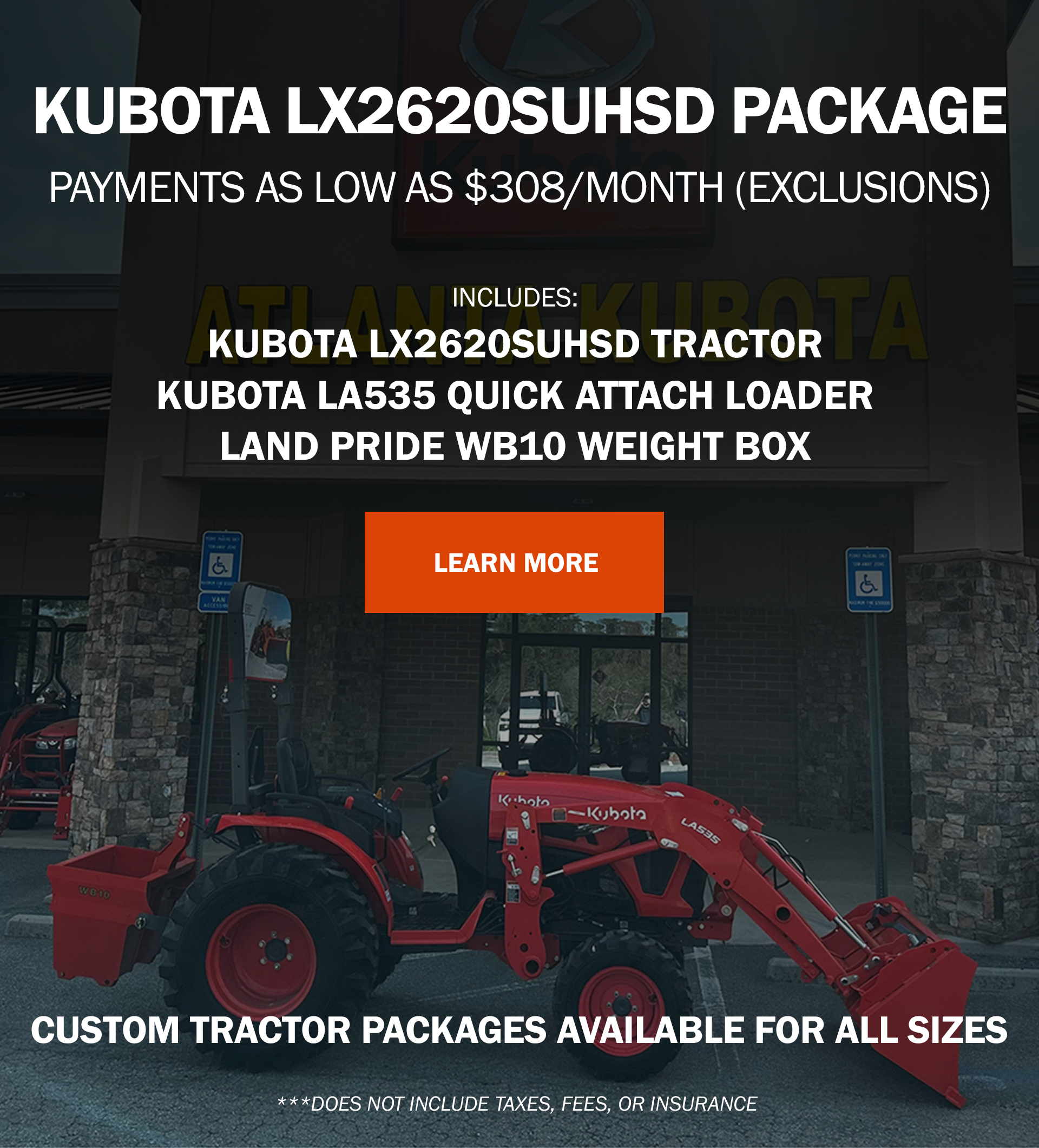 Kubota Tractor Promo